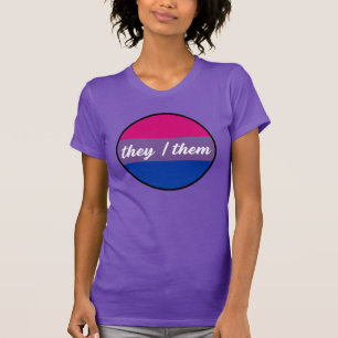 Biseksueel Zij/Hun T-shirt