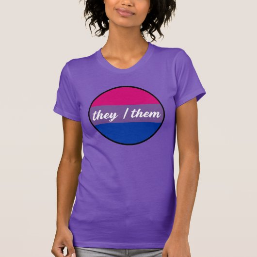 Biseksueel Zij/Hun T-shirt (Voorkant)