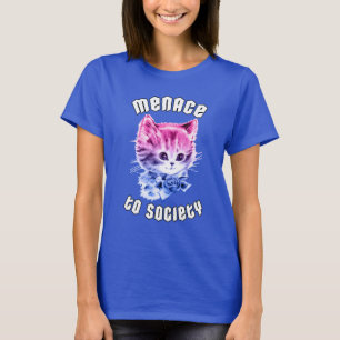 Biseksuele bedreiging Kitty T-shirt