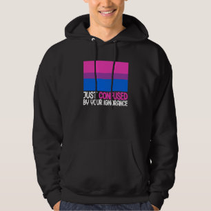 Biseksuele Bi Pride-vlag Verward Door Je Onwetendh Hoodie