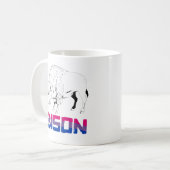 Biseksuele Bizon Koffiemok (Voorkant links)
