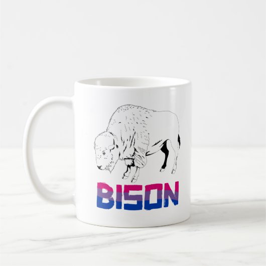 Biseksuele Bizon Koffiemok (Links)