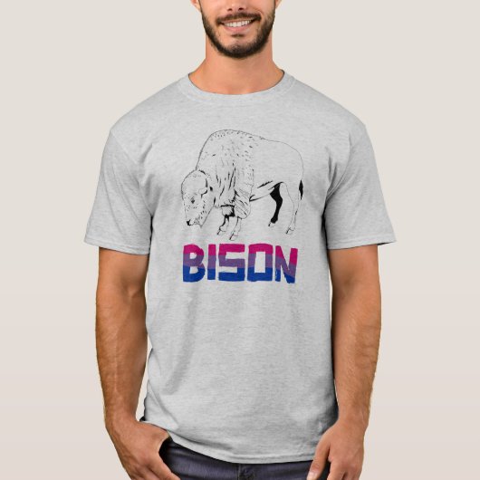 Biseksuele Bizon T-shirt (Voorkant)