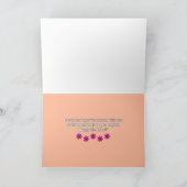 Biseksuele Bloem Verjaardag Kaart (Binnen)