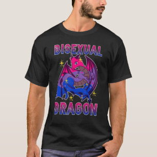 Biseksuele Draak Biseksualiteit Vlag Bi Lgbt Pride T-shirt