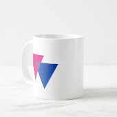 BISEKSUELE DRIEHOEK SYMBOOL KOFFIEMOK (Voorkant links)