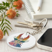 Biseksuele Faerie-Sleutelhanger Sleutelhanger (Voorkant Rechts)