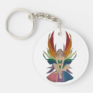Biseksuele Faerie-Sleutelhanger Sleutelhanger