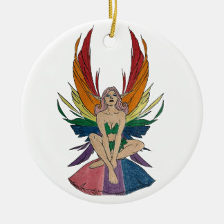 Biseksuele fee keramisch ornament