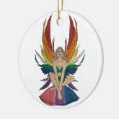 Biseksuele fee keramisch ornament (Links)