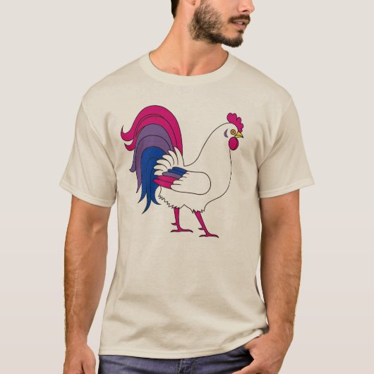 Biseksuele Haan T-shirt (Voorkant)