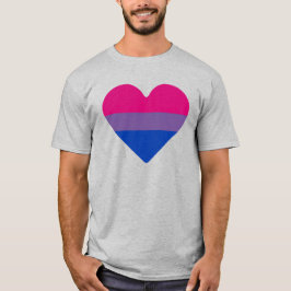 Biseksuele Hart Pride T-Shirt