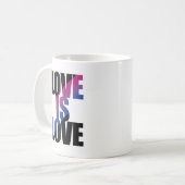 Biseksuele Liefde is Liefde Koffiemok (Voorkant links)