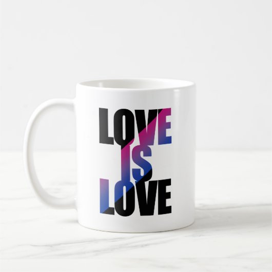 Biseksuele Liefde is Liefde Koffiemok (Links)