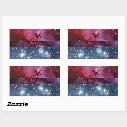 Biseksuele nevel vlag stickers (Vel)