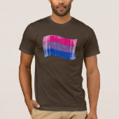 Biseksuele Pride Banner distressed.png T-shirt (Voorkant)