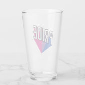Biseksuele Pride Burst Glas (Achterkant)