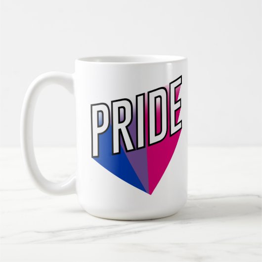 Biseksuele Pride Burst Koffiemok (Links)