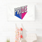 Biseksuele Pride Burst Spandoek (Insitu)