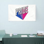 Biseksuele Pride Burst Spandoek (Beurs)