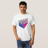 Biseksuele Pride Burst T-shirt (Voorkant volledig)