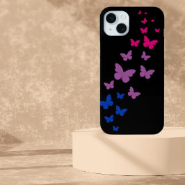 Biseksuele Pride Butterfly Trail iPhone 15 Mini Hoesje