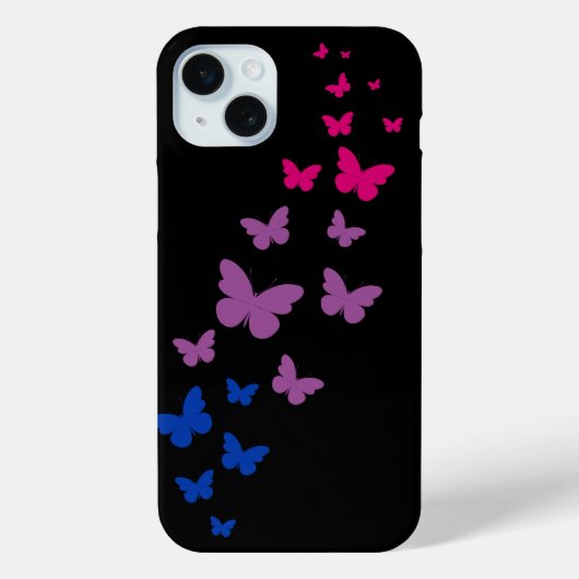 Biseksuele Pride Butterfly Trail Case-Mate iPhone Case (Achterkant)