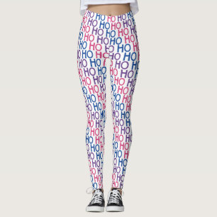 Biseksuele Pride Ho Ho Ho Patroon Leggings
