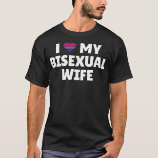 Biseksuele Pride - Ik hou van mijn biseksuele vrou T-shirt