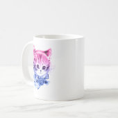 Biseksuele Pride Kitty Koffiemok (Voorkant links)