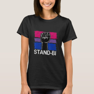 Biseksuele Pride LGBT Stand Bi Queer Nonbinary T-shirt