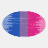  biseksuele Pride.png Ovale Sticker (Voorkant)