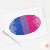  biseksuele Pride.png Ovale Sticker (Envelop)