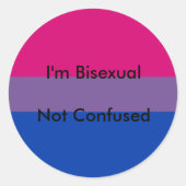 Biseksuele pride stickers (Voorkant)