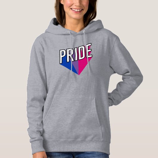 Biseksuele Pride Uitbarsting Hoodie (Voorkant)
