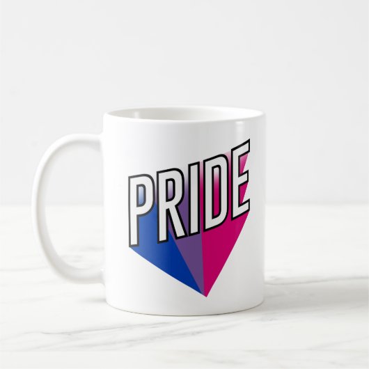 Biseksuele Pride Uitbarsting Koffiemok (Links)