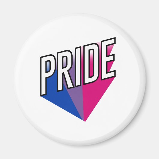 Biseksuele Pride Uitbarsting Magneet (Voorkant)