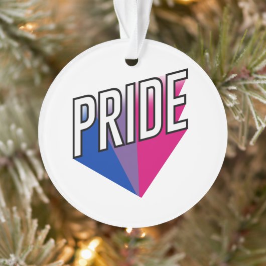 Biseksuele Pride Uitbarsting Ornament (Boom)