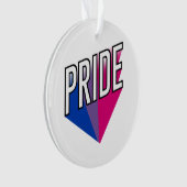 Biseksuele Pride Uitbarsting Ornament (voorkant)