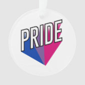Biseksuele Pride Uitbarsting Ornament (voorkant)