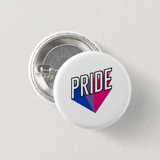 Biseksuele Pride Uitbarsting Ronde Button 3,2 Cm (Voorkant /achterkant)