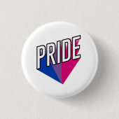 Biseksuele Pride Uitbarsting Ronde Button 3,2 Cm (Voorkant)
