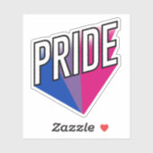 Biseksuele Pride Uitbarsting Sticker (Vel)