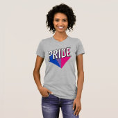 Biseksuele Pride Uitbarsting T-shirt (Voorkant volledig)
