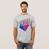 Biseksuele Pride Uitbarsting T-shirt (Voorkant volledig)