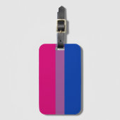 Biseksuele Pride-vlag Bagagelabel (Voorkant (verticaal))