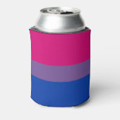 Biseksuele Pride-vlag Blikjeskoeler (Blikje Achterkant)