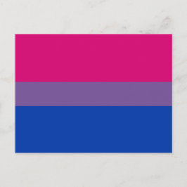 Biseksuele Pride-vlag Briefkaart