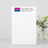 Biseksuele Pride Vlag Briefpapier (Staand voorkant)