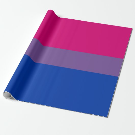 Biseksuele Pride Vlag Cadeaupapier (Uitgerold)